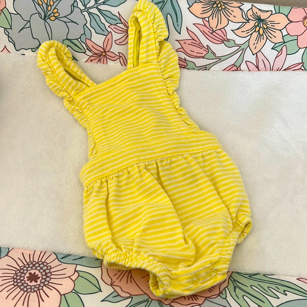 Ruffle sleeve tank romper from Cat & Jack